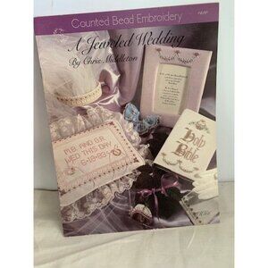 A Jeweled Wedding Counted Bead Embroidery Design Book By Chris Middleton